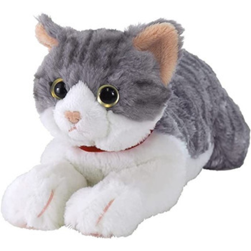 Sunlemon Plush Doll Hiza Neko Sabashiro(Gray/White) Cat Size S