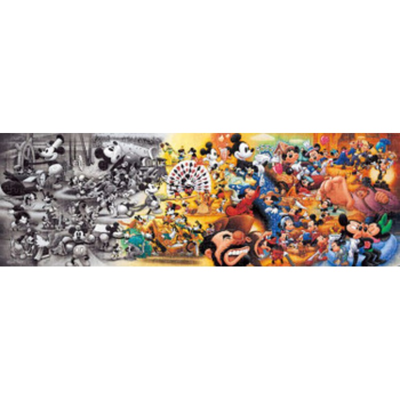 Tenyo DG456-724 Jigsaw Puzzle Disney Mickey & Friends Famous Scenes Through The Years (456 S-Pieces)
