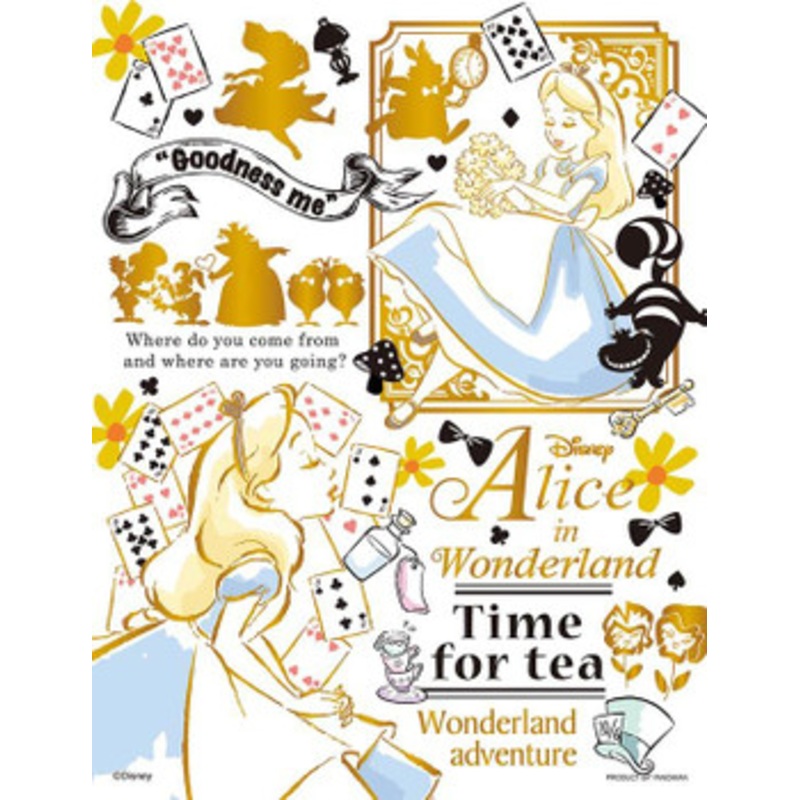 Yanoman 42-84 Jigsaw Puzzle Disney Alice in Wonderland Alice Golden Sketch (300 S-Pieces)