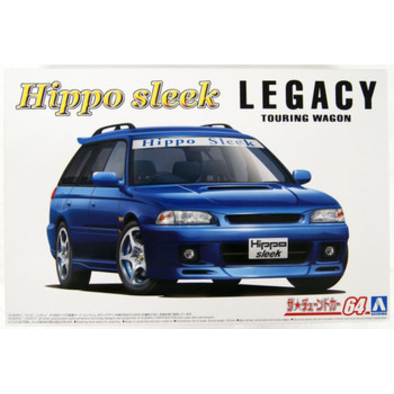 Aoshima The Tuned Car 1/24 Subaru Hippo Sleek BG5 Legacy Touring Wagon ’93  Plastic Model