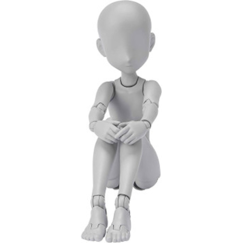Bandai S.H. Figuarts Body-chan -Sugimori Ken- Edition DX Set Figure (Gray Color Ver.)