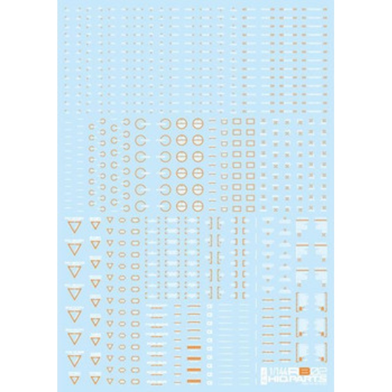 HiQparts 1/144 White & Orange RB02 Caution Decal