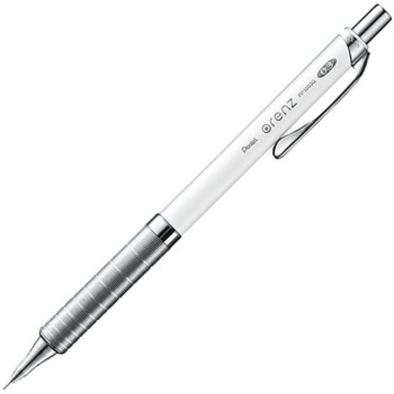 Pentel Orenz Metal Grip Mechanical Pencil 0.3mm (White)