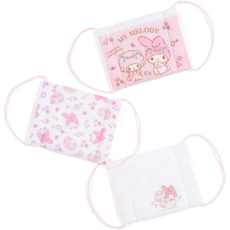 Sanrio Gauze My Melody Mask for Kids (3 pcs)