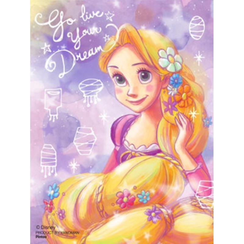 Yanoman 2308-16 Jigsaw Puzzle Disney Tangled Rapunzel Go Live Your Dream (150 S-Pieces)
