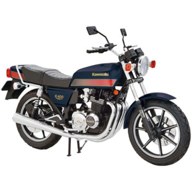 Aoshima The Bike No.5 1/12 Kawasaki KZ400E Z400FX 1981  Plastic Model