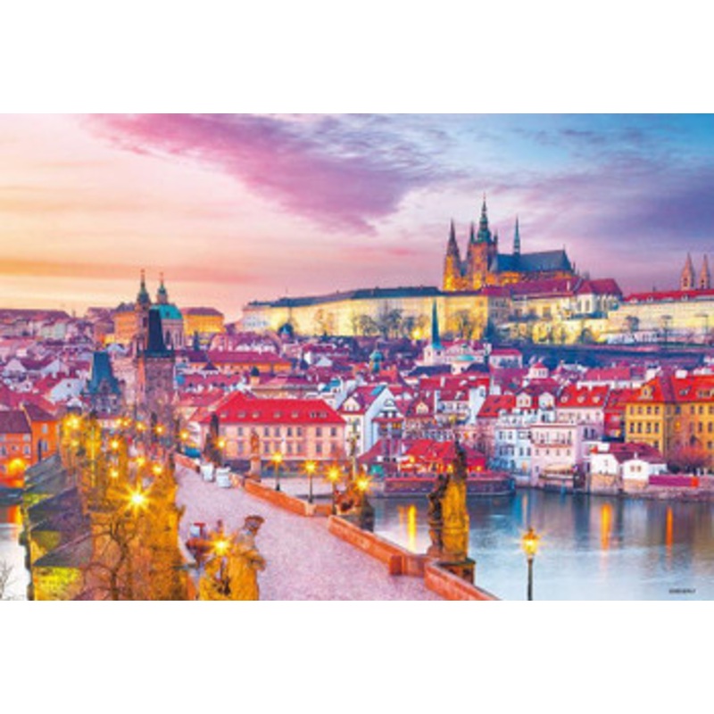 Beverly M81-632 Jigsaw Puzzle Townscape of Prague (1000 S-Pieces)