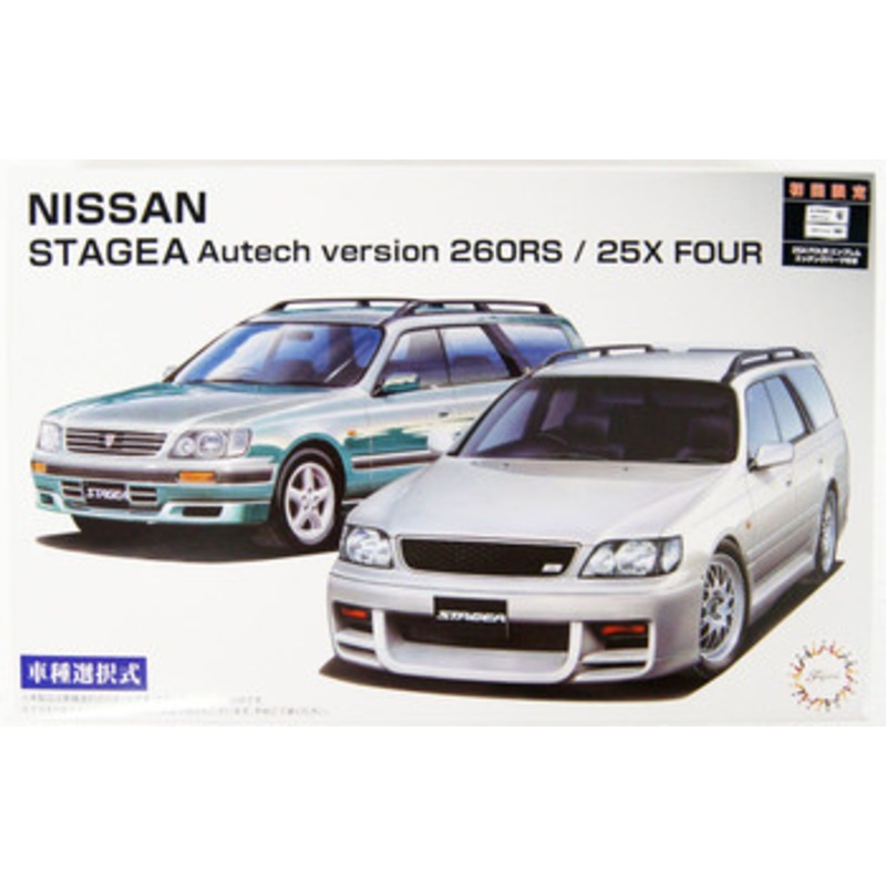 Fujimi Inch Up 1/24 Stagea Autech Edition 260RS/25X FOUR Plastic Model