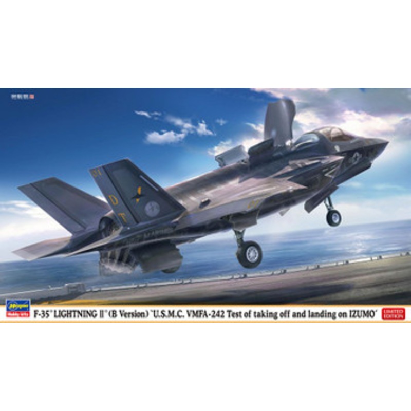 Hasegawa 1/72 F-35 Lightning II (B Model) ‘U.S.M.C. VMFA-242 Izumo Taking off and Landing Test’ Plastic Model