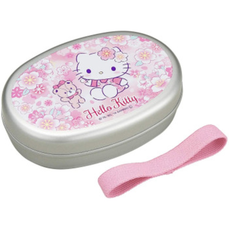 OSK Aluminum Lunch Box 350ml Hello Kitty Cherry Blossoms