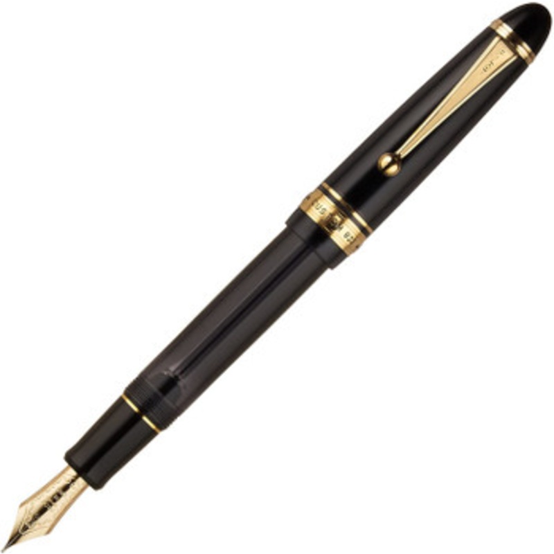 Pilot FKK-3MRP TB-M Custom 823 Clear Black Plunger Fountain Pen (NIB:M Medium)