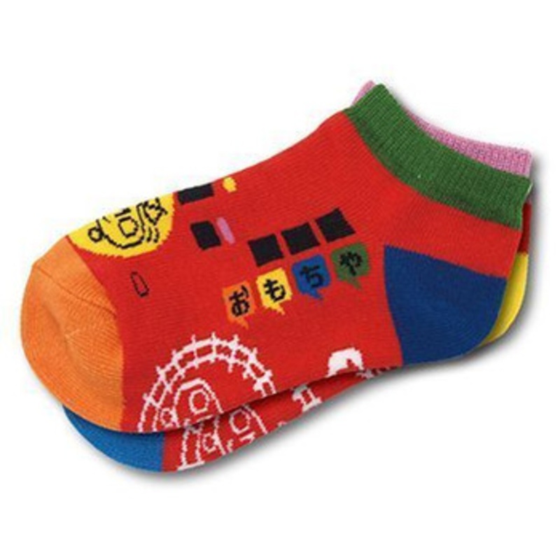 Railway Socks for Kids (Tetsushita) Omoden (Size 16-20cm)