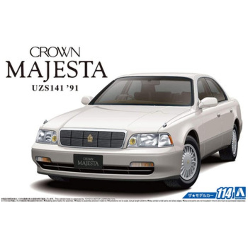 Aoshima The Model Car 1/24 Toyota UZS141 Crown Majesta C Type ’91 Plastic Model