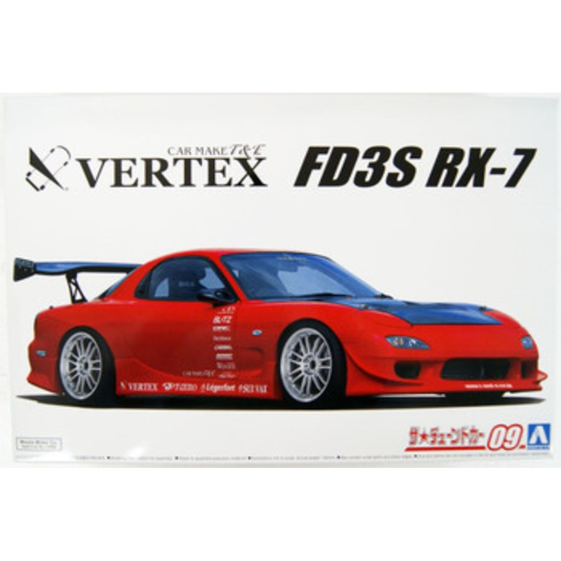 Aoshima The Tuned Car 1/24 Mazda Vertex FD3S RX-7 ’99 Plastic Model