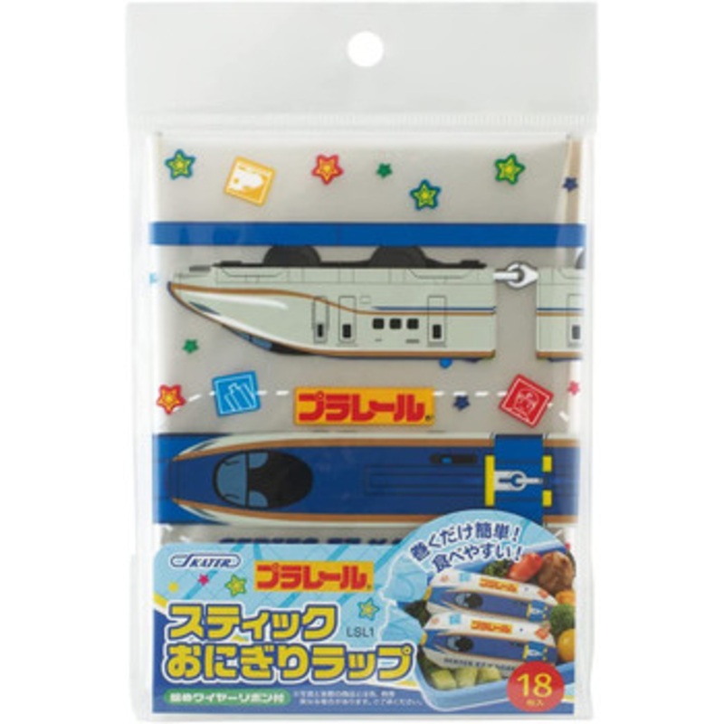 Plarail Shinkansen Stick Rice Ball Wrap (18 pcs)