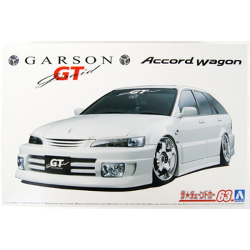 Aoshima The Tuned Car 1/24 Honda Garson Geraid GT CF6 Accord Wagon ’97  Plastic Model