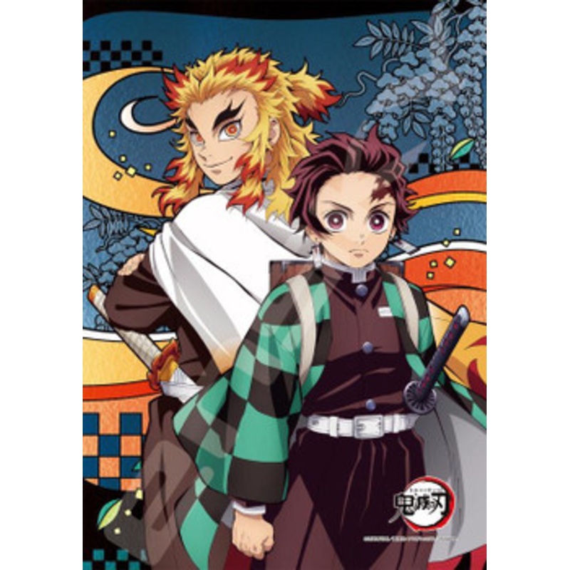 Ensky 208-AC68 Art Crystal Jigsaw Puzzle Demon slayer: Kimetsu no Yaiba Tanjiro and Kyojiro (208 Pieces)