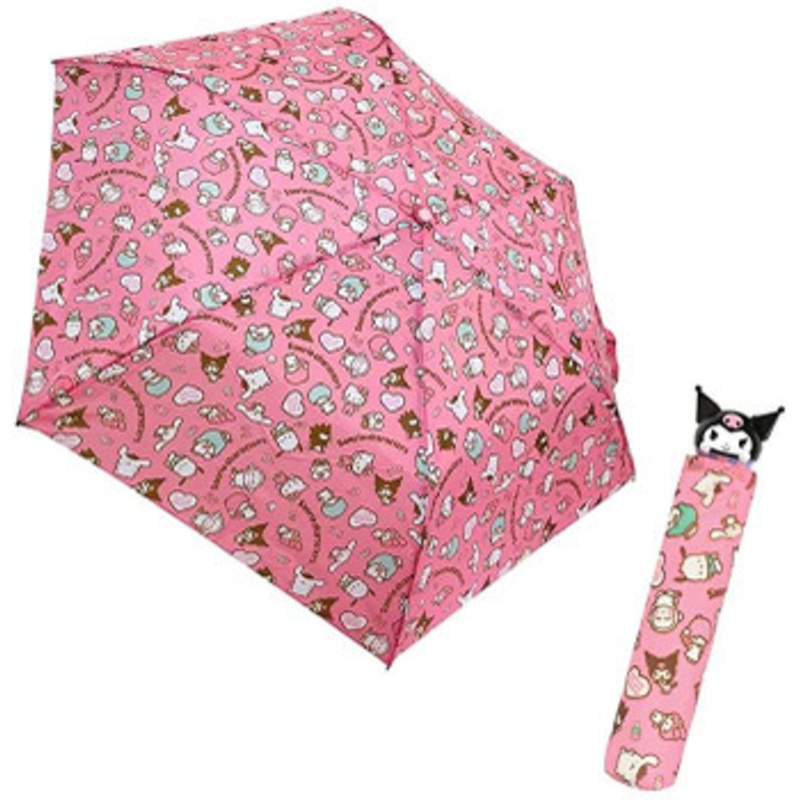 Folding Umbrella Kuromi Pink