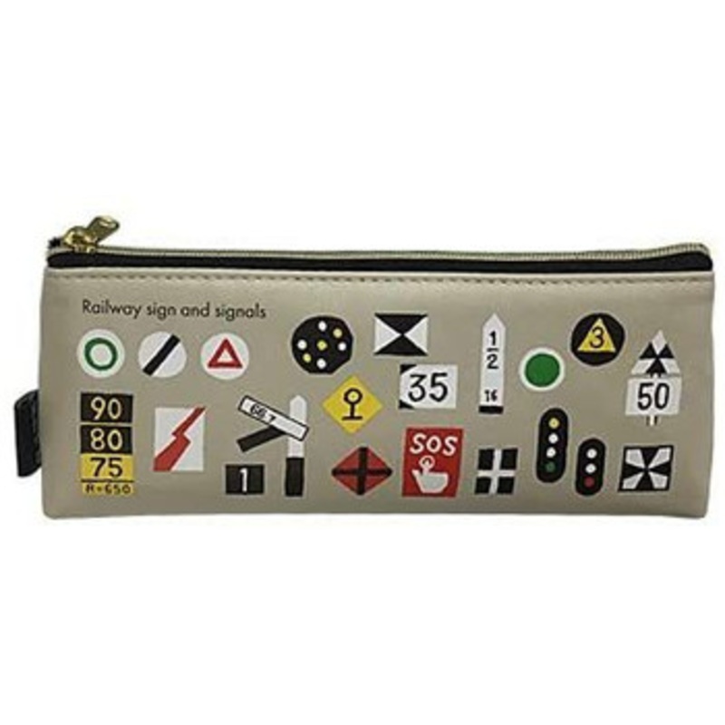 Popondetta Railroad Sign Pen Case