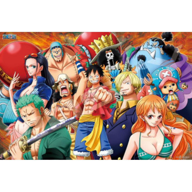 Ensky 1000-587 Jigsaw Puzzle One Piece Straw Hat Pirates Crew (1000 Pieces)