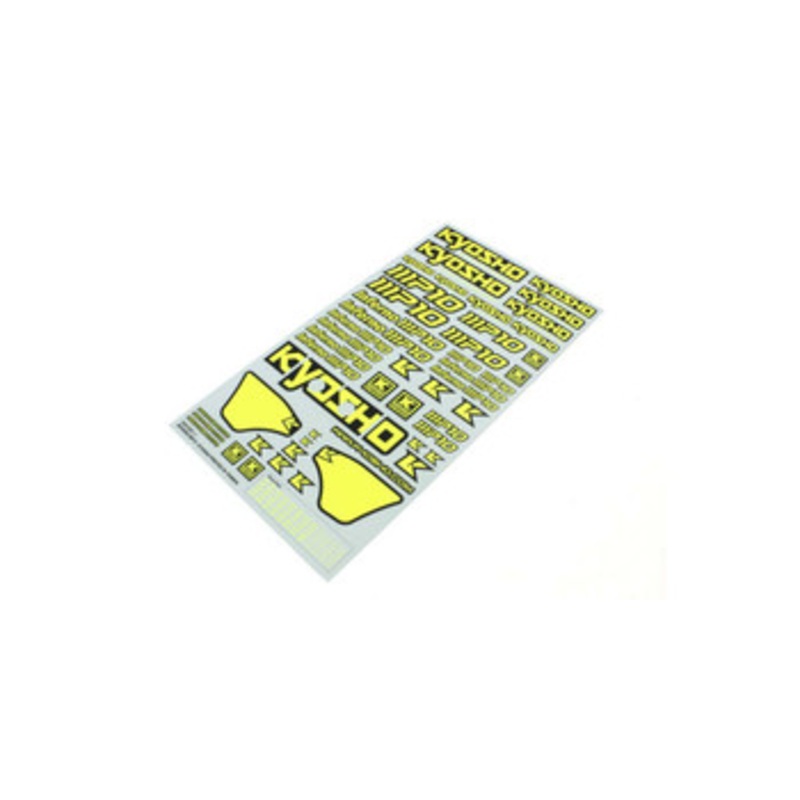 Kyosho IFD411KY Decal (F-Yellow/MP10)
