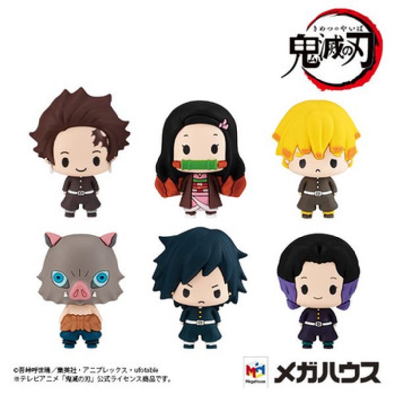 Megahouse Chokorin Mascot Demon Slayer: Kimetsu no Yaiba (6 Pcs Box)