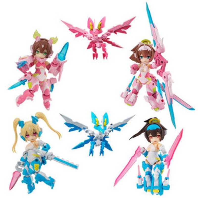 Megahouse Desktop Army Megami Device Asra Series (Ouki, Aoi) 4Pack Box