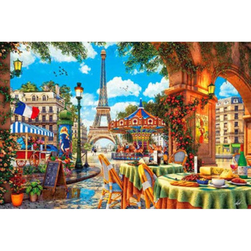 Appleone 1000-867 Jigsaw Puzzle Paris Day Out by Dominic Davison (1000 Pieces)