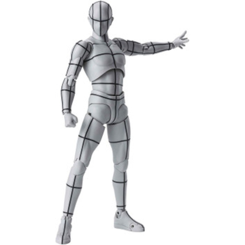 Bandai S.H. Figuarts Body-kun -Wire Frame- Gray Color Ver. Figure