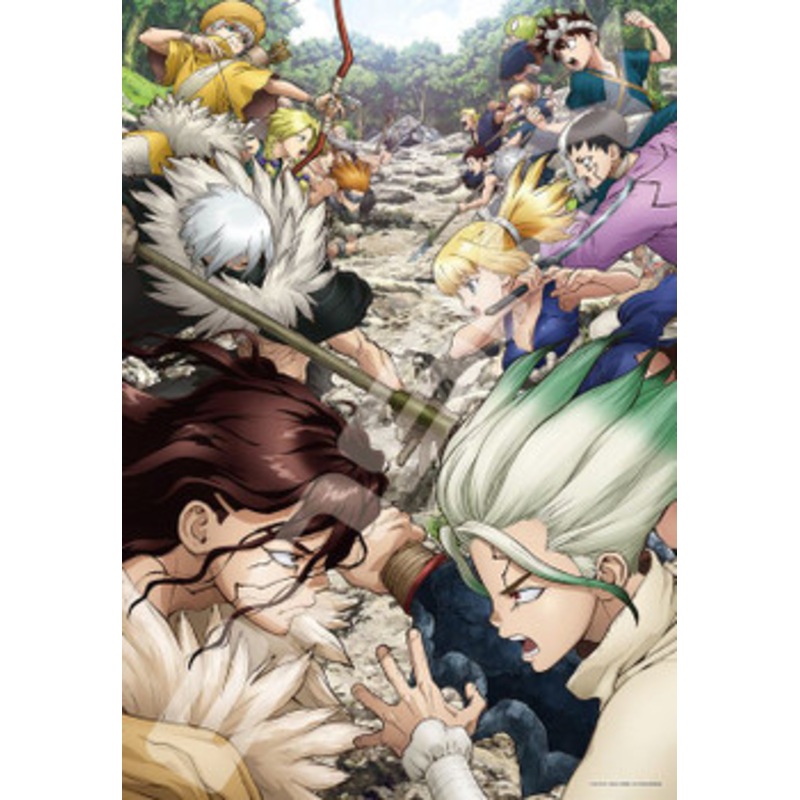 Ensky 1000T-181 Jigsaw Puzzle Dr.Stone Breaking Out in War (1000 Pieces)