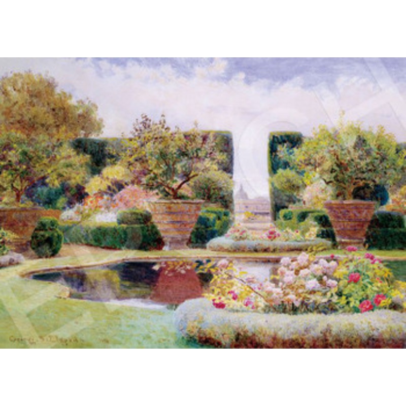 Epoch 79-433s Jigsaw Puzzle A Formal Garden in Rome (500 Pieces)