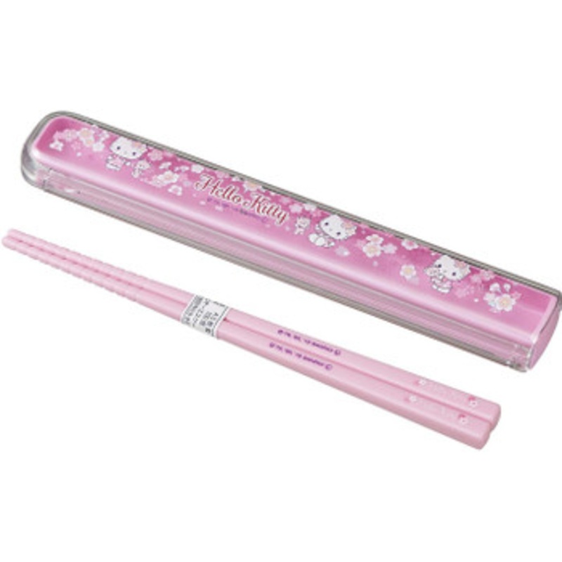 OSK Chopsticks & Case Set Hello Kitty Cherry Blossoms