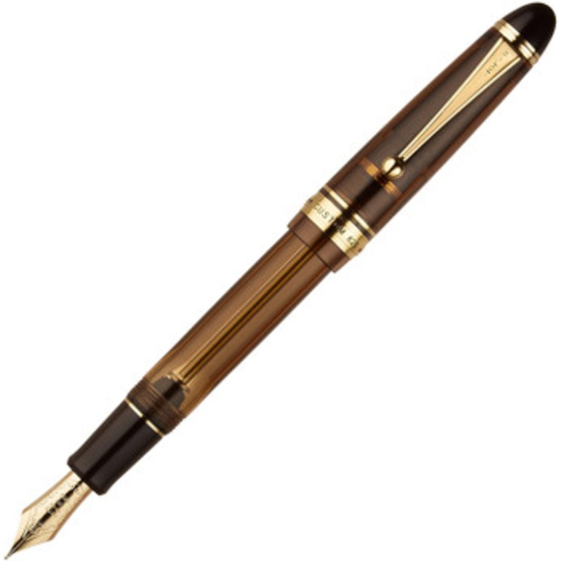 Pilot FKK-3MRP BN-M Custom 823 Brown Plunger Fountain Pen (NIB:M Medium)