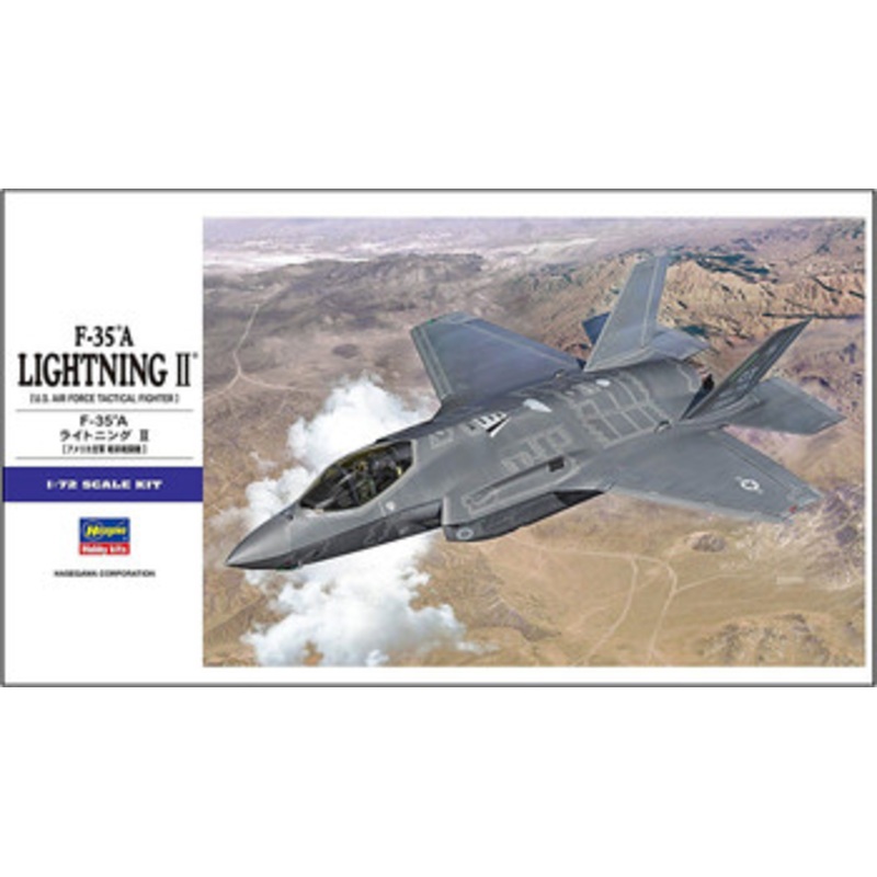 Hasegawa 1/72 F-35A Lightning II (U.S. Air Force Tactical Fighter) Plastic Model