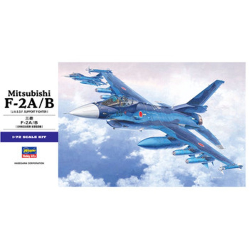 Hasegawa 1/72 Mitsubishi F-2A/B (J.A.S.D.F. Support Fighter) Plastic Model