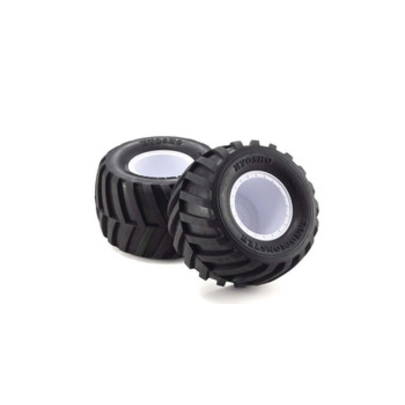 Kyosho EZTH001WS Glued Tire & Wheel (FZ-02L-BT/W/Soft/2pcs)
