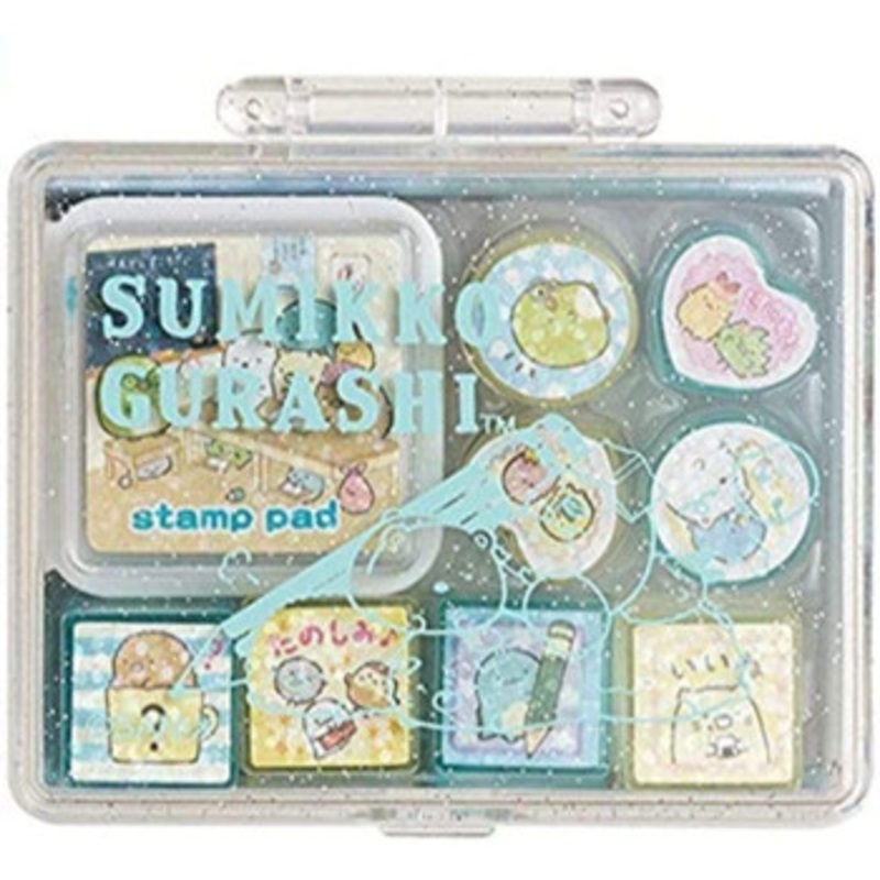 San-x Sumikko Gurashi Stamp Set Mini (Blue)
