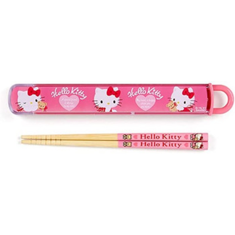 Sanrio Chopsticks with Case Hello Kitty Bear