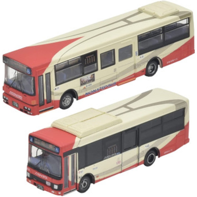 Tomytec Bus Collection Hokutetsu Group Integration Memorial Hokutetsu Kaga Bus/Hokutetsu Hakusan Bus 2 Bus Set (N scale)