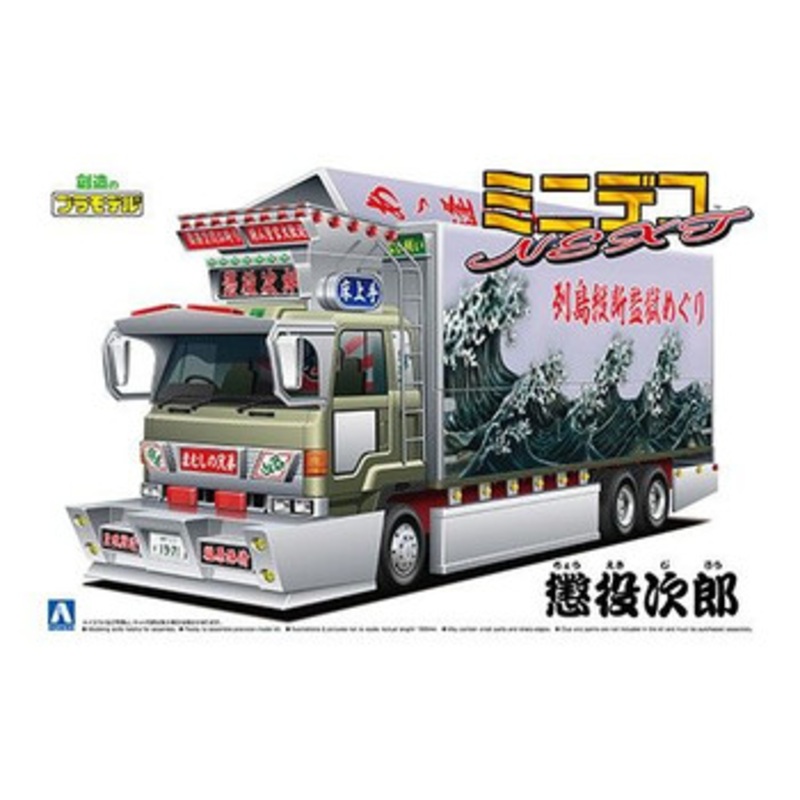 Aoshima Decoration Truck 1/64 Mini Deco NEXT No.5 Choeki Jirou (Large Wing) Plastic Model