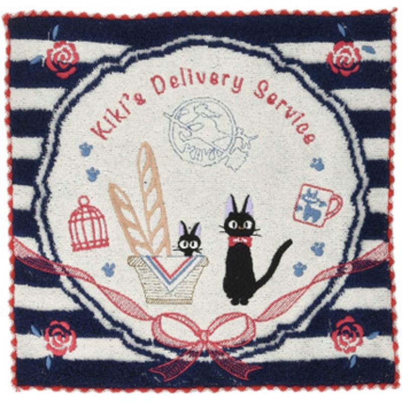 Marushin Studio Ghibli Kiki’s Delivery Service ‘Marine Blue Border’ Mini Towel