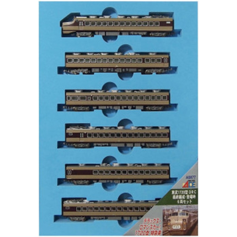 Microace A0877 Tobu Type 1720 DRC Final Configuration Early Type 6 Cars Set (N Scale)