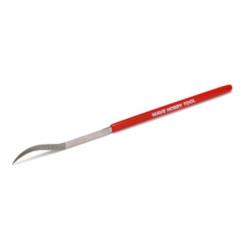 Wave Special Shaped Diamond File (Triangle, Curved End)