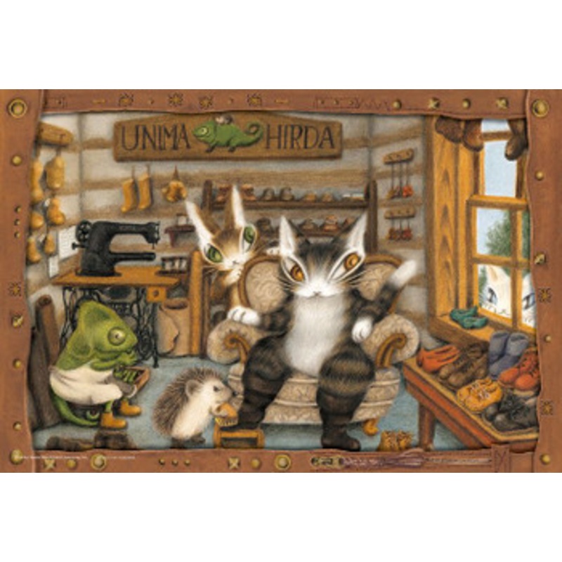 Yanoman 03-924 Jigsaw Puzzle Wachifield Unima and Hirda’s Shoe Shop (300 Pieces)