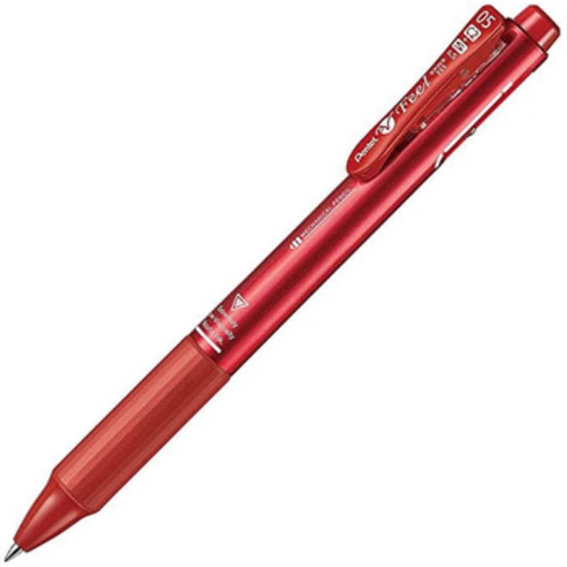 Pentel Vicuna Feel Multifunction Pen 0.5mm (Metallic Red)