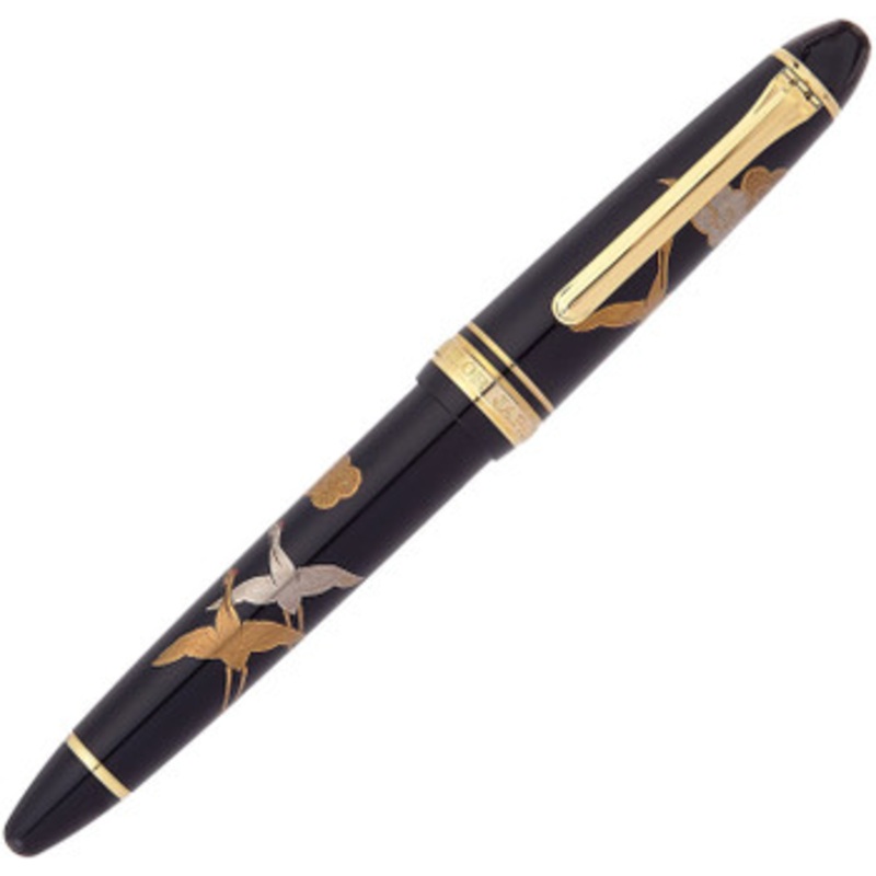 Sailor Profit Fountain Pen 1911 S Maki-e Crane and Cloud FP M 11-4010-420