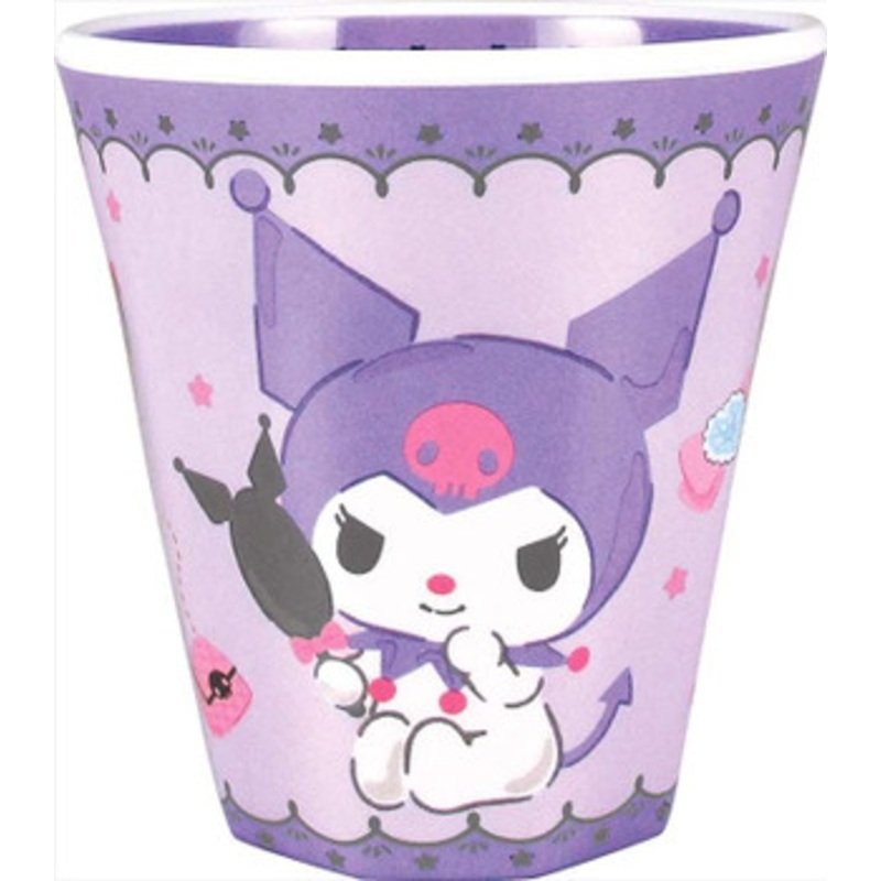 Sanrio W Melamine Cup Happiness Girl Kuromi