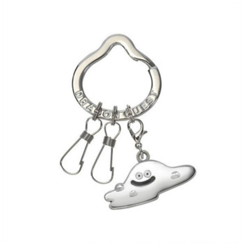 Square Enix Dragon Quest Smile Slime Metal Key Ring Metabble