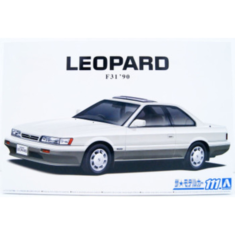 Aoshima The Model Car 1/24 Nissan UF31 Leopard Altima V30 Twincam Turbo ’90 Plastic Model