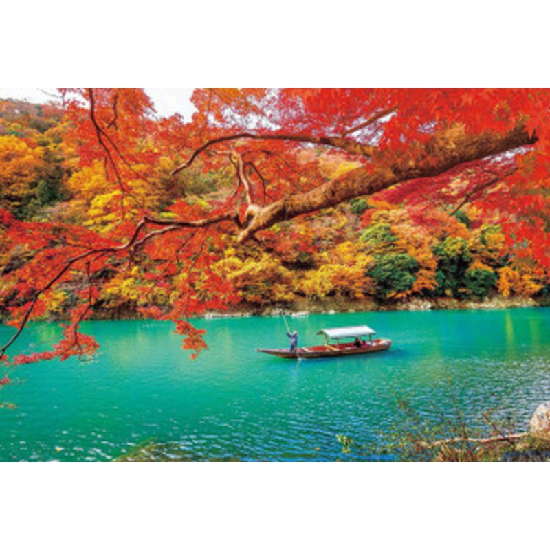 Beverly 51-286 Jigsaw Puzzle Autumn Leaves of Hozukyo Arashiyama (1000 Pieces)
